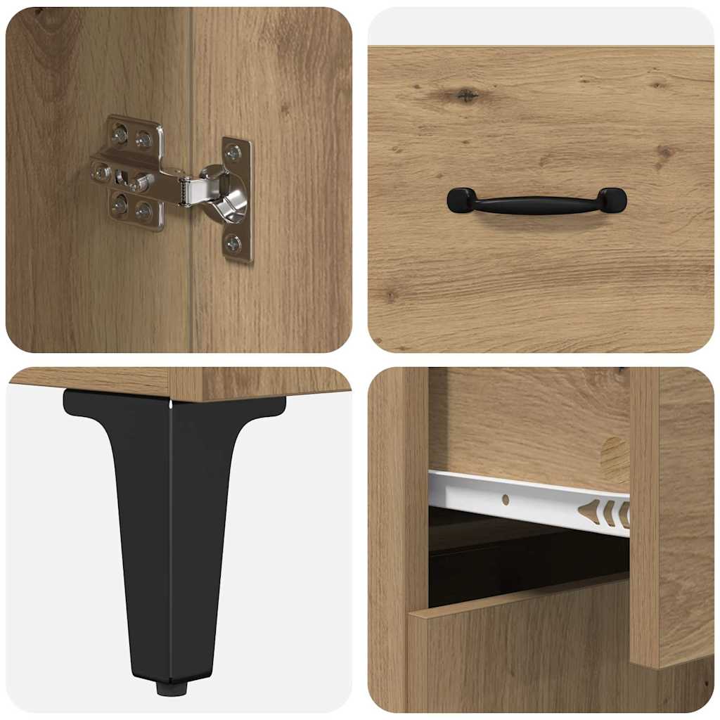 Highboard Artisan Oak 69.5 x 34 x 180 cm Engineered Wood