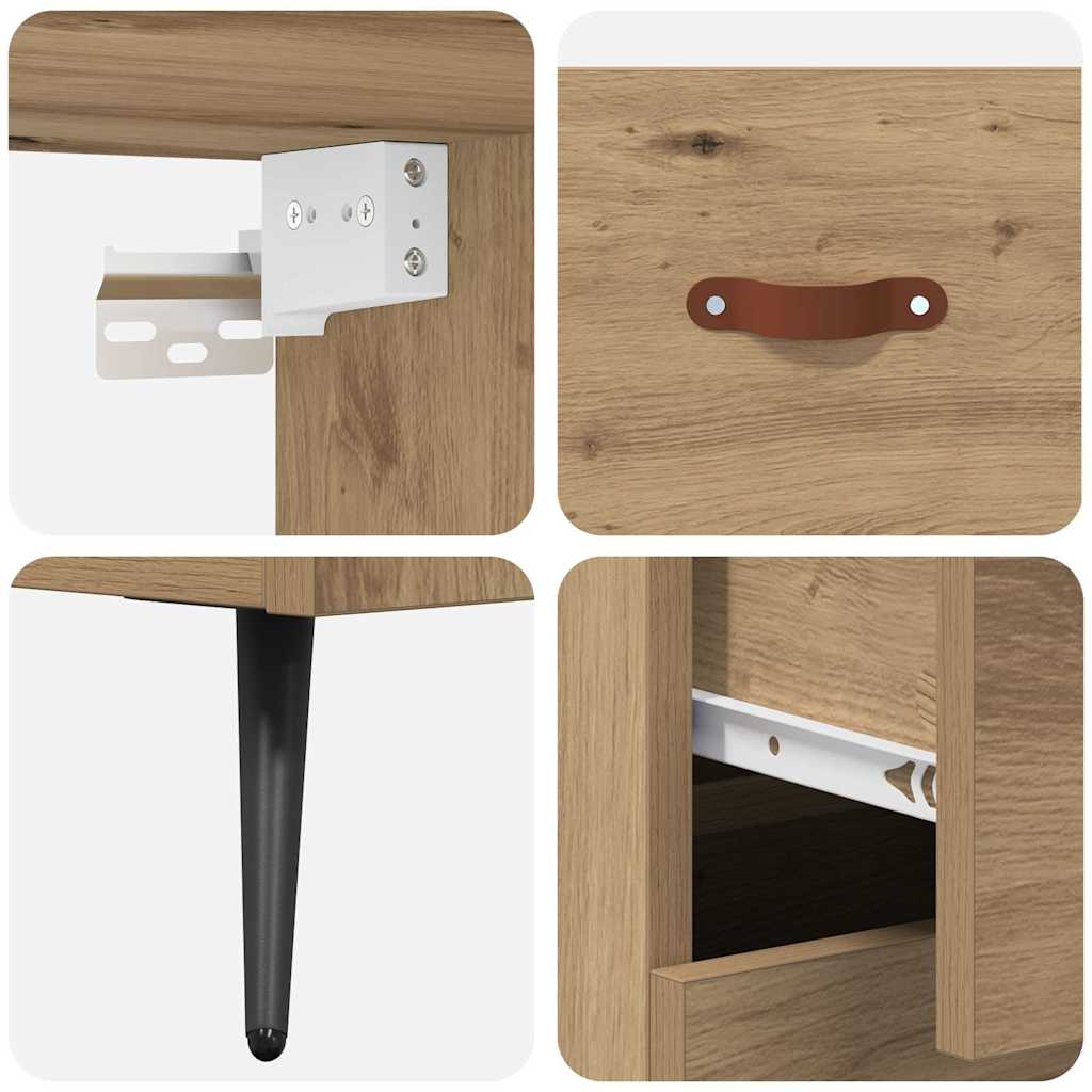 Highboard Artisan Oak 69.5 x 34 x 180 cm Engineered Wood