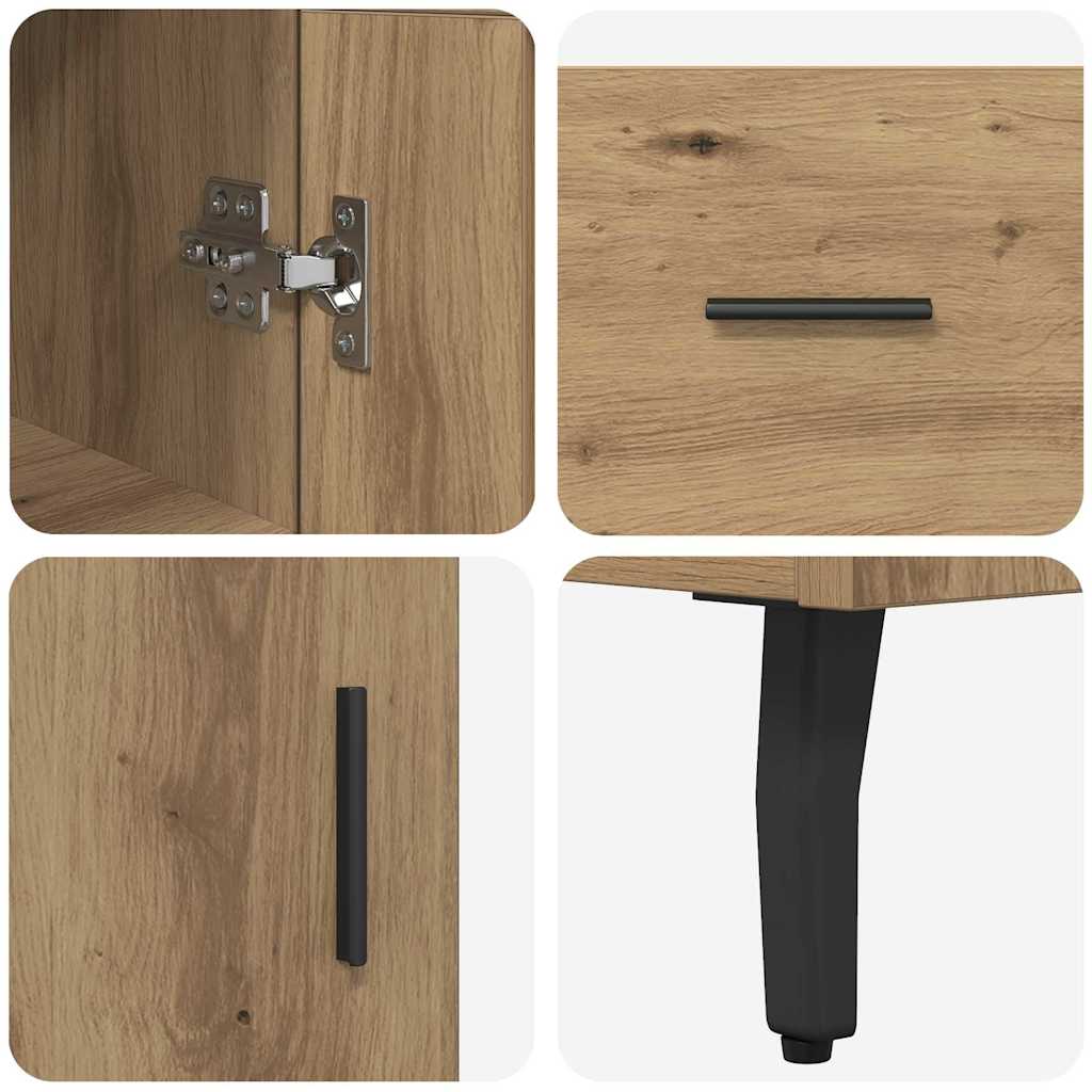 Highboard Artisan Oak 34.5 x 34 x 180 cm Engineered Wood