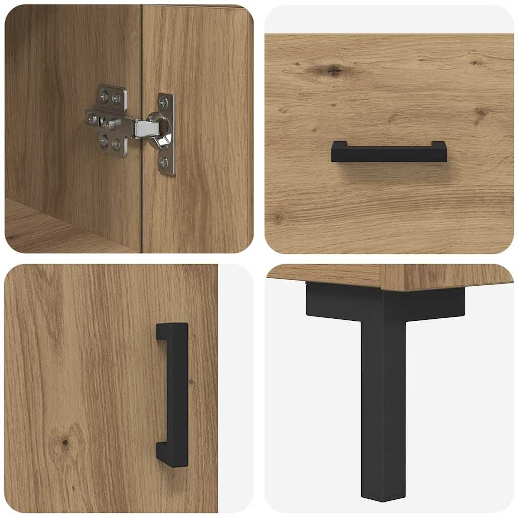 Highboard Artisan Oak 34.5 x 34 x 180 cm Engineered Wood