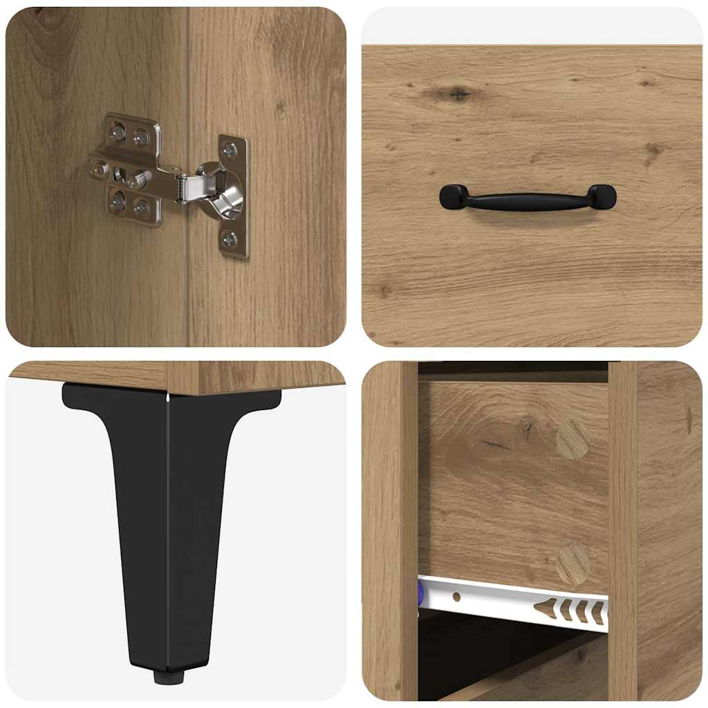 Highboard Artisan Oak 69.5 x 34 x 180 cm Engineered Wood