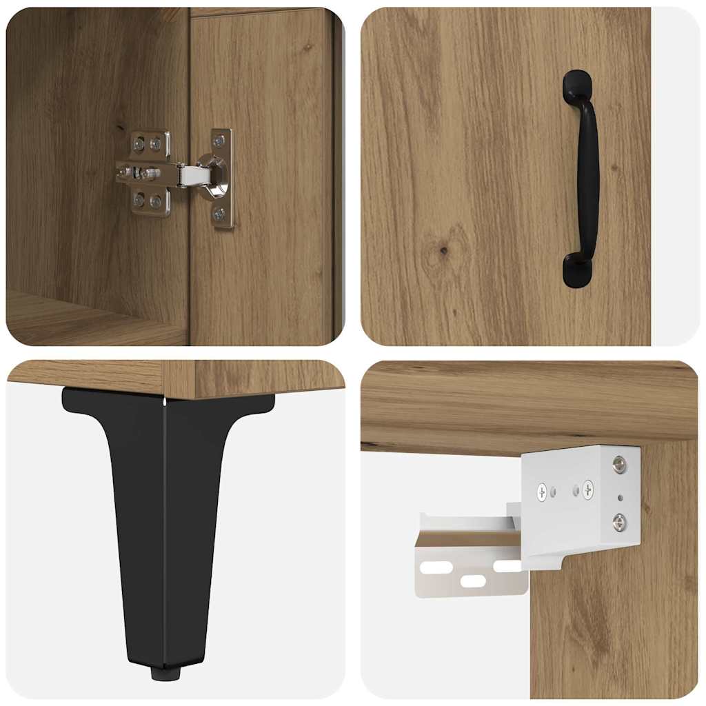 Highboard Artisan Oak 69.5 x 34 x 180 cm Engineered Wood