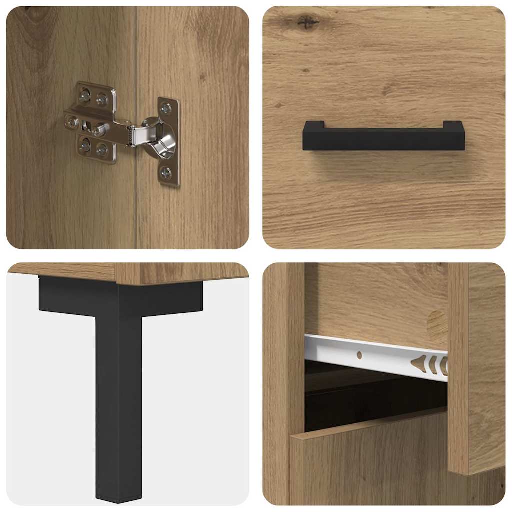 Highboard Artisan Oak 69.5 x 34 x 180 cm Engineered Wood