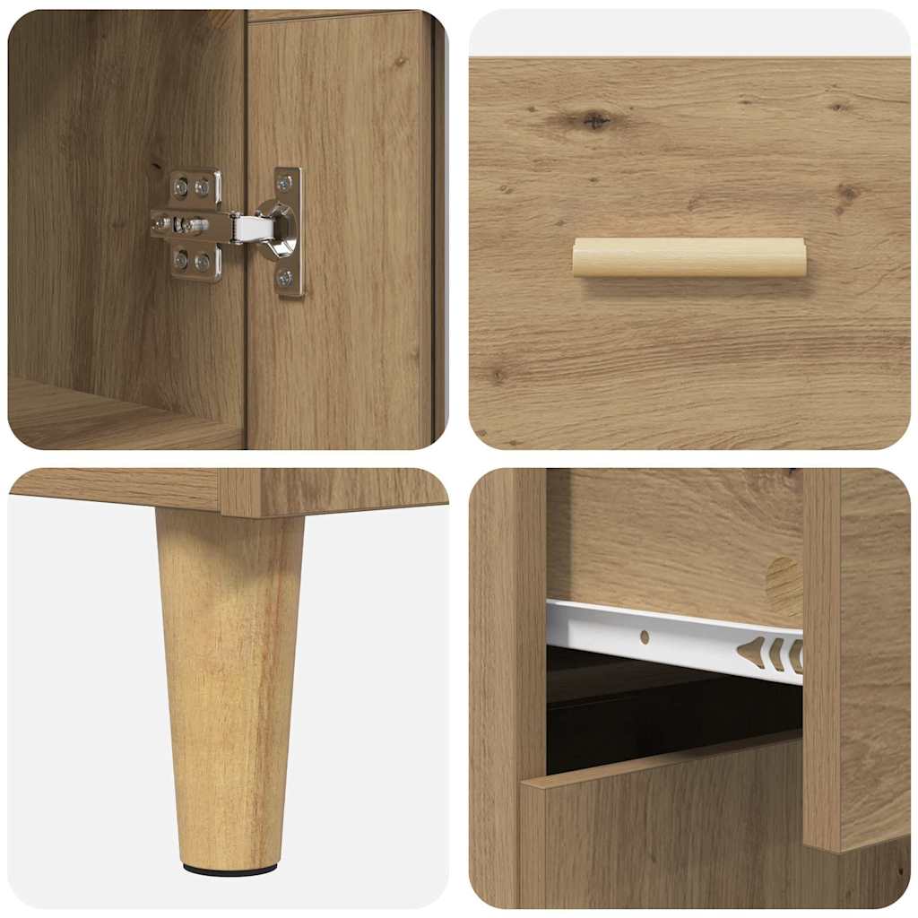 Highboard Artisan Oak 69.5 x 34 x 180 cm Engineered Wood