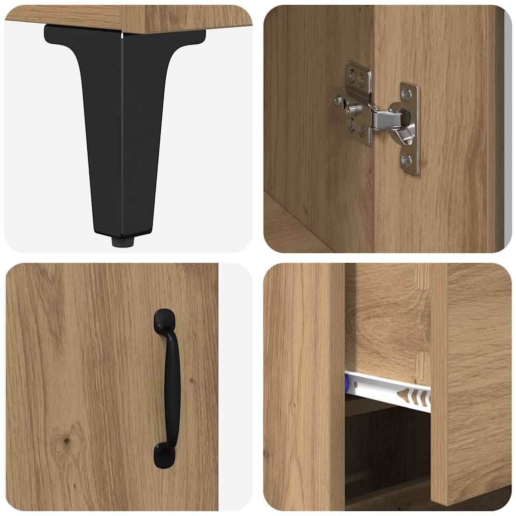 Highboard Artisan Oak 69.5 x 34 x 180 cm Engineered Wood
