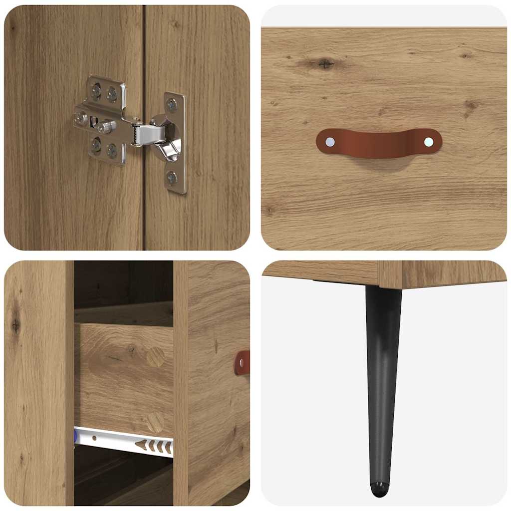 Highboard Artisan Oak 69.5 x 34 x 180 cm Engineered Wood