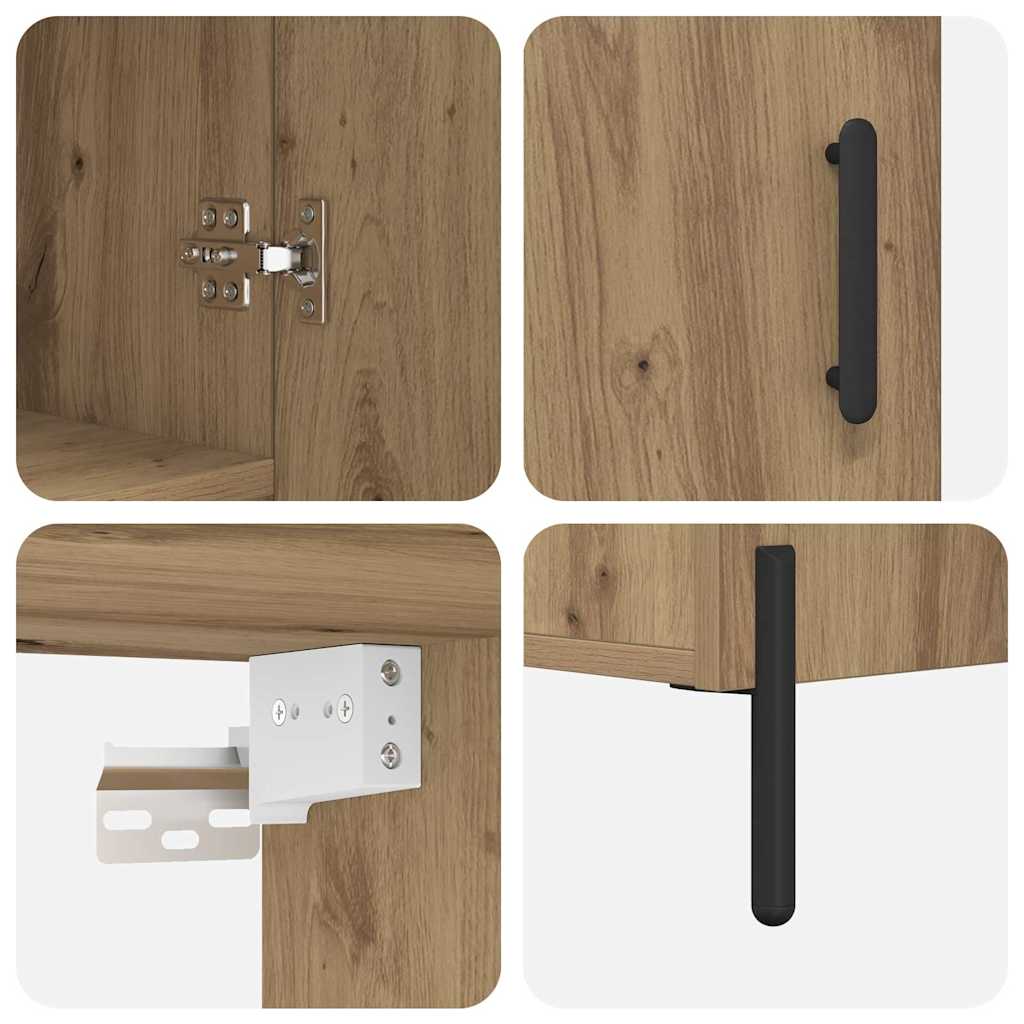 Highboard Artisan Oak 69.5 x 34 x 180 cm Engineered Wood