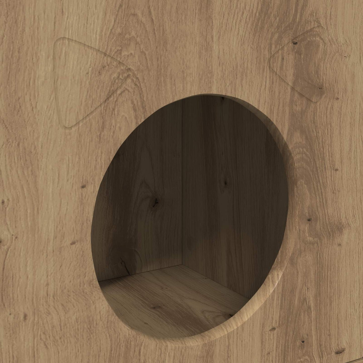 Cat House Artisian Oak 72 x 42.5 x 70 cm Engineered Wood