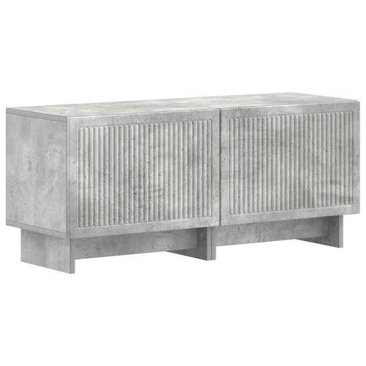 TV Cabinet Concrete Grey Engineered Wood