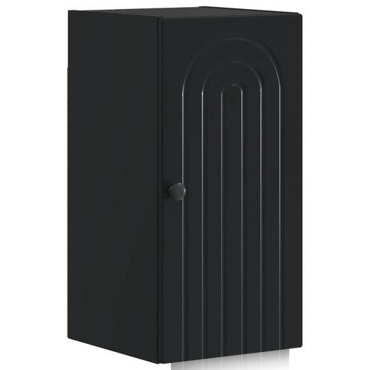 Bathroom Wall Cabinet ALKMAAR Black 30 x 31 x 59 cm