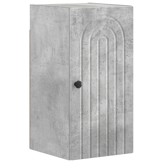 Bathroom Wall Cabinet ALKMAAR Concrete Grey 30 x 31 x 59 cm