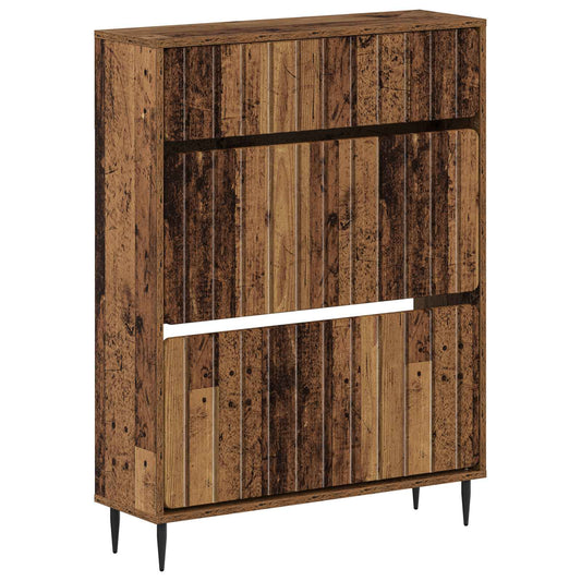 Shoe Cabinet ZWOLLE 78 x 24 x 103 cm Engineered Wood Old Wood