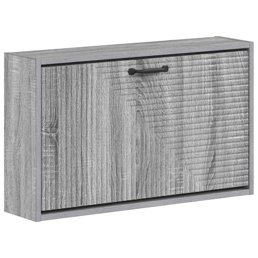 Wall-Mounted Shoe Cabinet HAARLEM 71 x 17 x 43 cm Grey Sonoma
