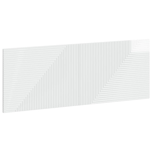 Wall-Mounted Headboard HAARLEM High Gloss White Engineered Wood