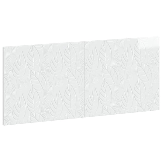 Wall-Mounted Headboard DELFT High Gloss White Engineered Wood