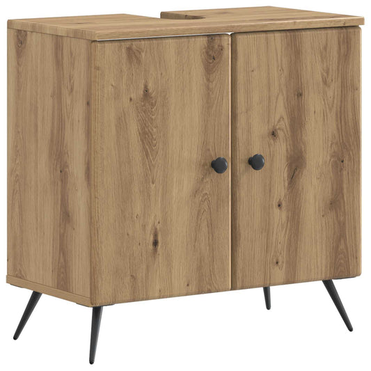 Bathroom Sink Cabinet BREDA Artisan Oak 59.5 x 31.5x 59 cm