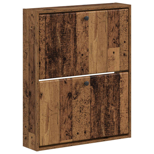 Wall-Mounted Shoe Cabinet BREDA 71 x 17 x 86 cm Engineered Wood