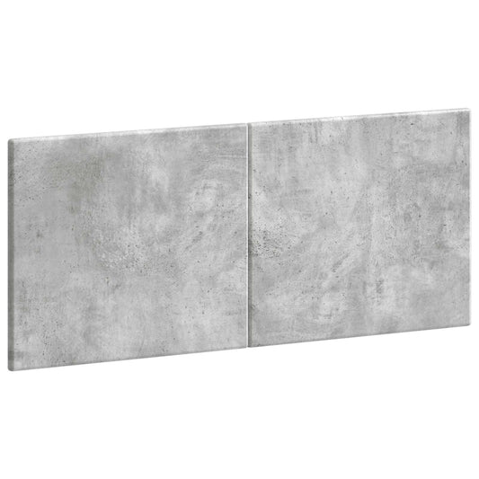 Wall-Mounted Headboard BREDA Concrete Grey Engineered Wood