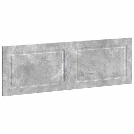 Wall-Mounted Headboard UTRECHT Concrete Grey Engineered Wood