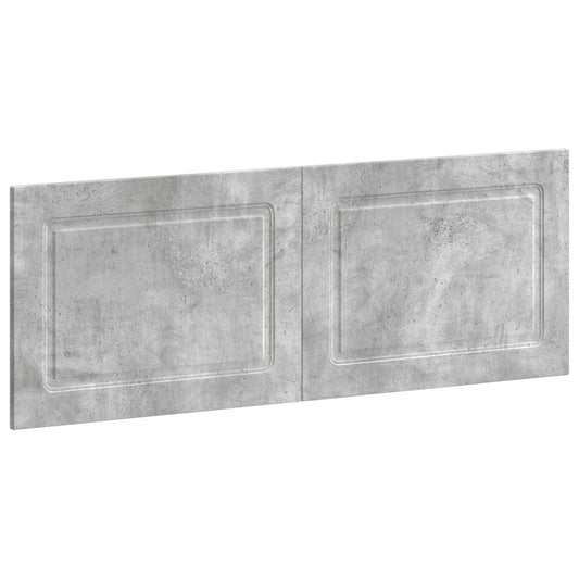 Wall-Mounted Headboard UTRECHT Concrete Grey Engineered Wood