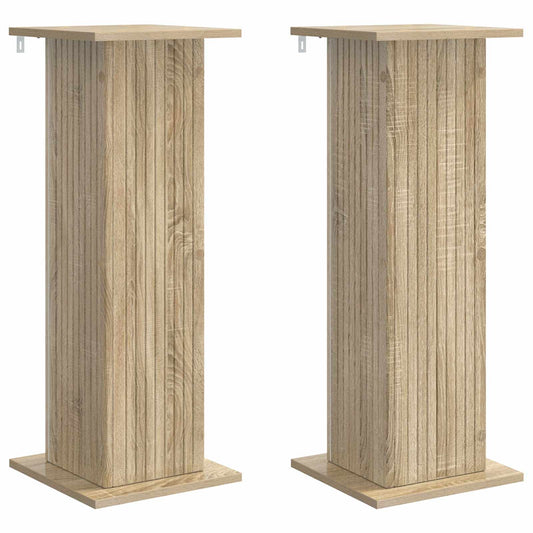 Plant Stand 2 pcs Sonoma Oak 30.5 x 30 x 80.5 cm