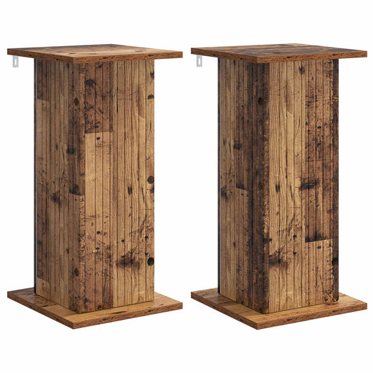 Plant Stand 2 pcs Old Wood 30.5 x 30 x 60.5 cm Engineered Wood