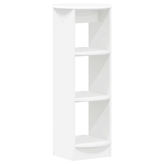 Side Cabinet White 40 x 40 x 100 cm Engineered Wood