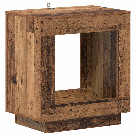 Side Table Old Wood 60 x 40 x 65 cm Engineered Wood