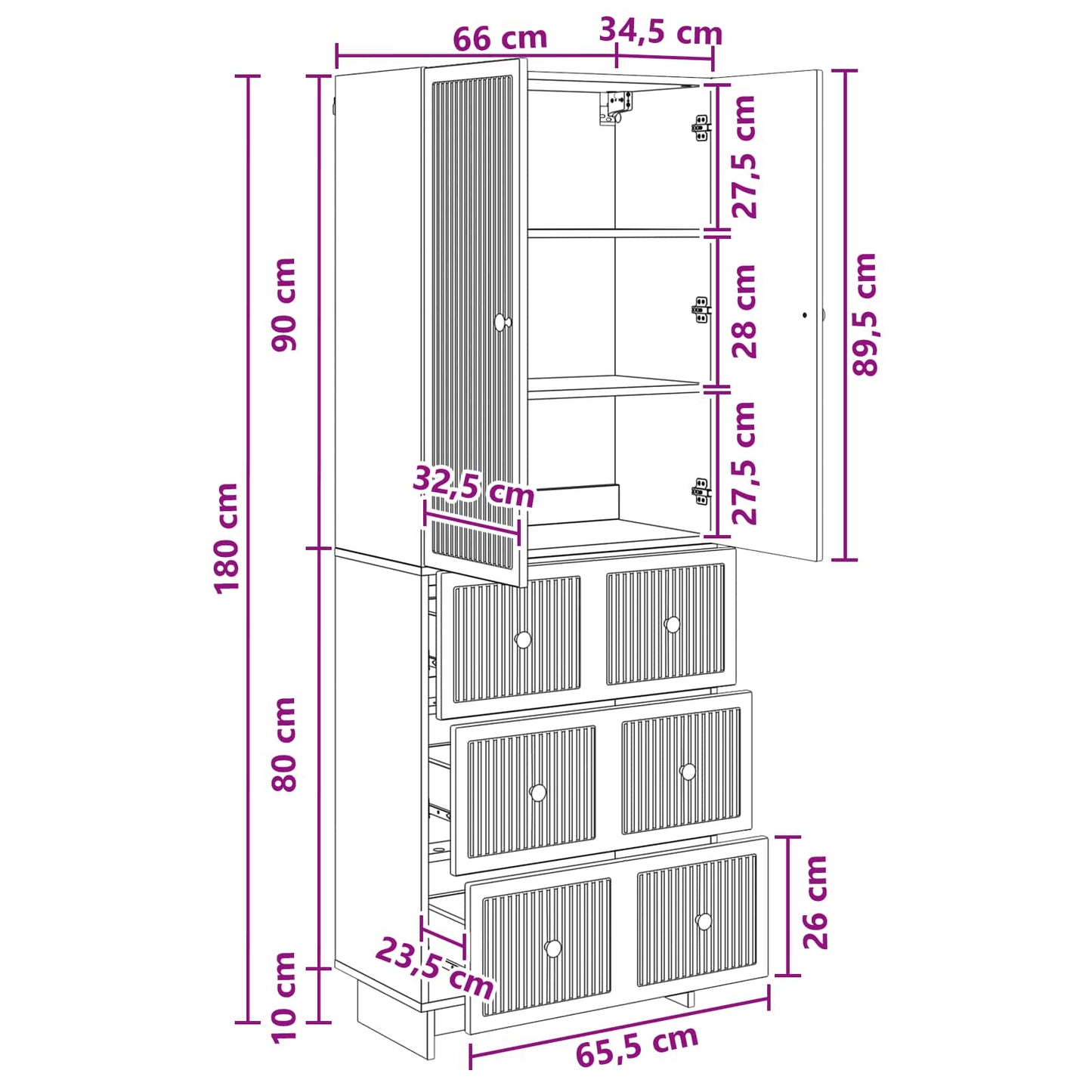 Cabinet Set 2 pcs Concrete Grey Engineered Wood
