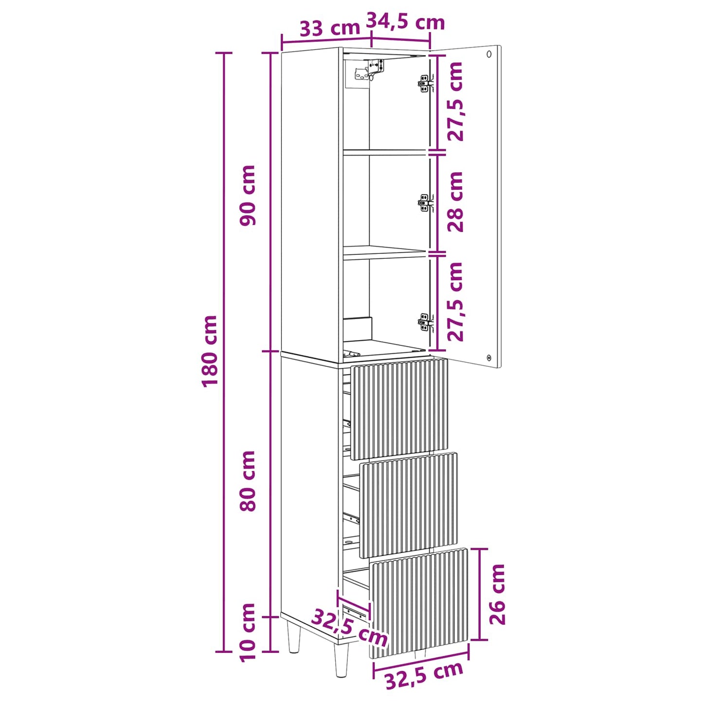 Cabinet Set 2 pcs Grey Sonoma Engineered Wood