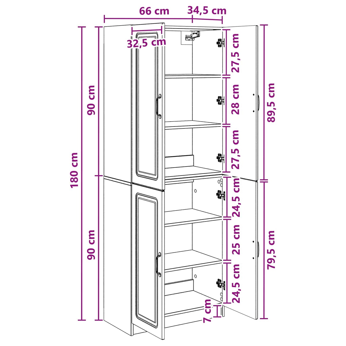 Cabinet Set 2 pcs Sonoma Oak Engineered Wood