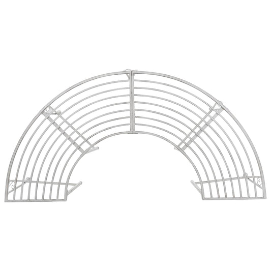 Tree Bench 4-Seater 160 x 80 x 44 cm Steel Antique White
