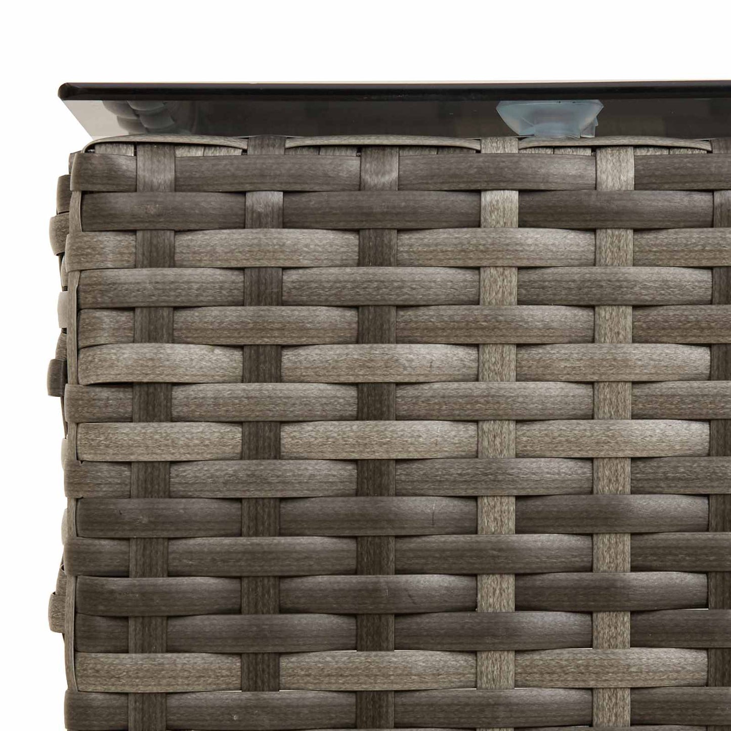 Garden Sofa Set with Cushion 2 pcs Poly Rattan