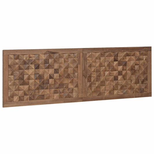 Bed Headboard Natural Solid Teak Wood
