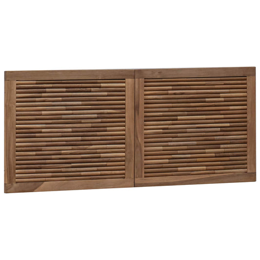 Bed Headboard Natural Solid Teak Wood