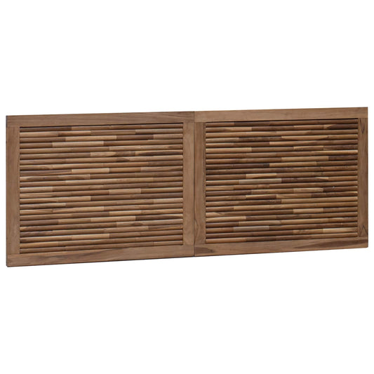 Bed Headboard Natural Solid Teak Wood