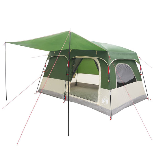 Family Tent 6-Person Green Polyester