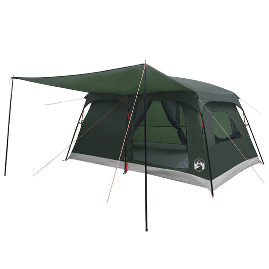 Family Tent 10-Person Army Green Polyester and Steel