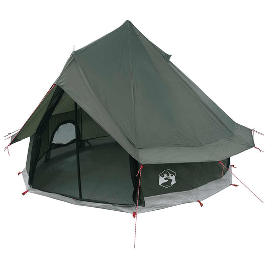 Tipi Tent 4-Person Army Green Polyester and Steel