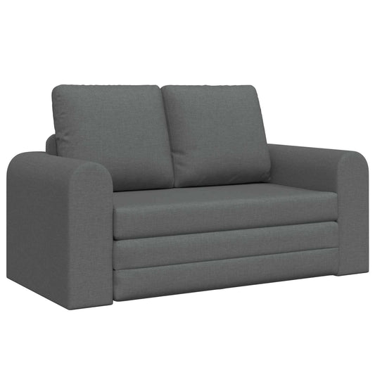 Folding Sofa Bed Dark Grey 148 x 71 x 83 cm Fabric
