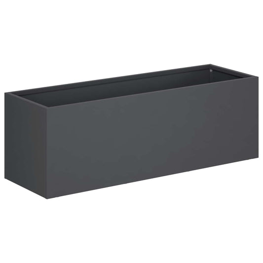 Garden Planter Anthracite 40 x 20 x 20 cm Cold-rolled Steel