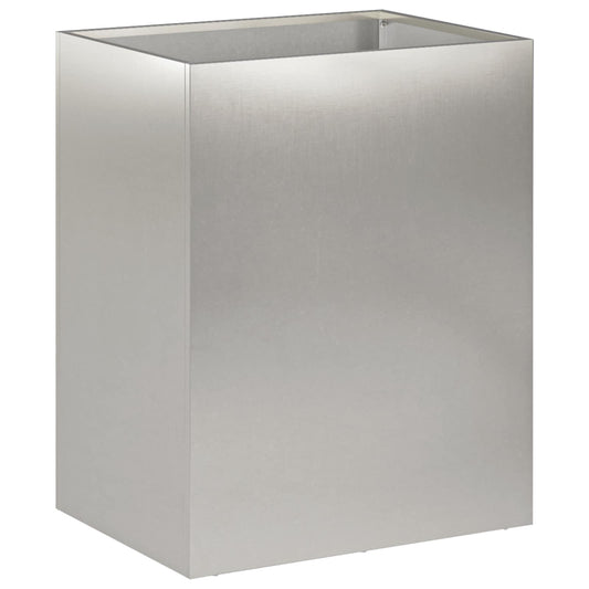 Garden Planter Silver 40 x 30 x 40 cm Stainless Steel