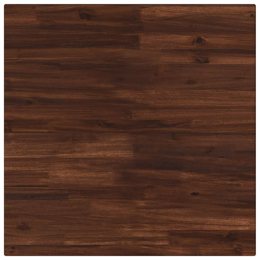 Rectangular Table Top 60 x 60 x 3.2 cm Square Solid Acacia Wood