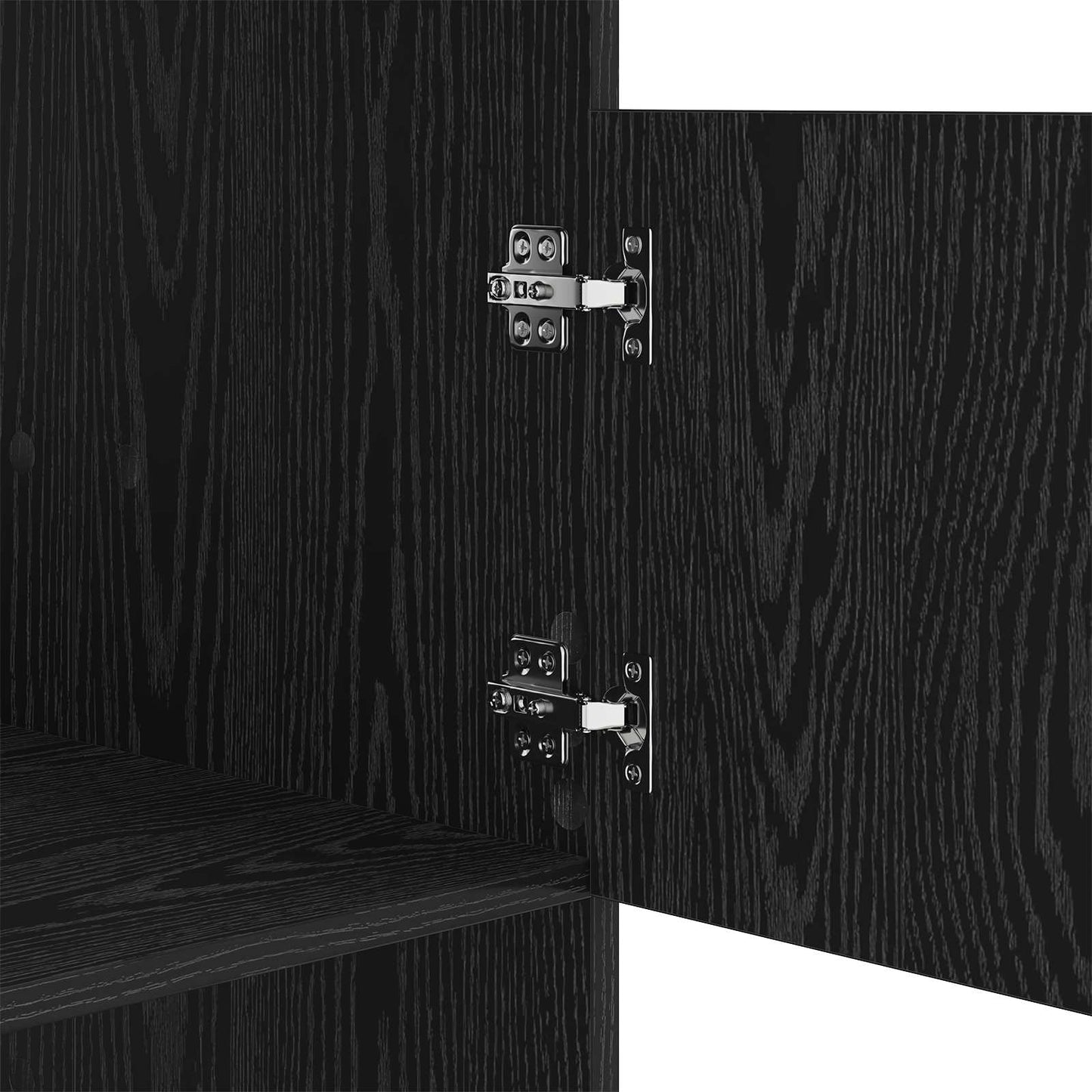 Laundry Cabinet Black Oak 50 x 68 x 162 cm Engineered wood