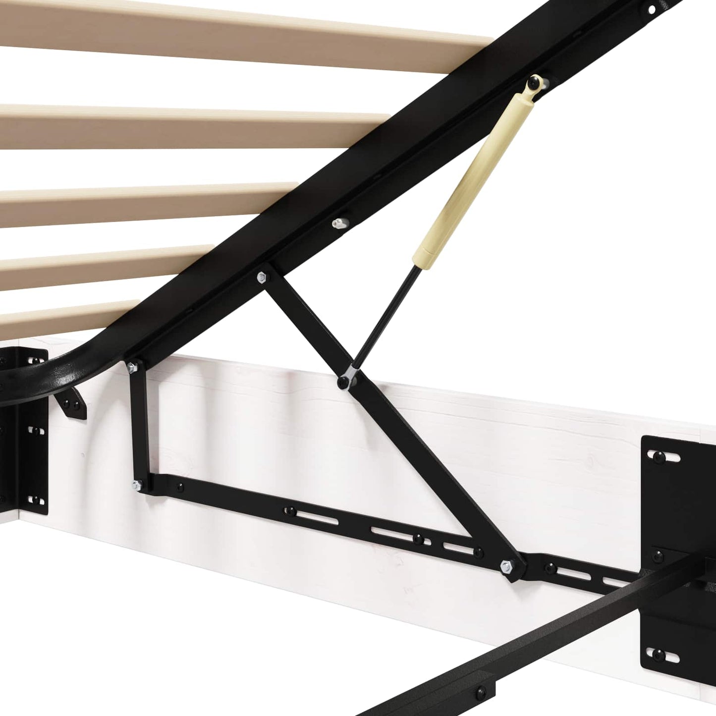 Ottoman Bed Frame with Storage White 80 x 200 cm