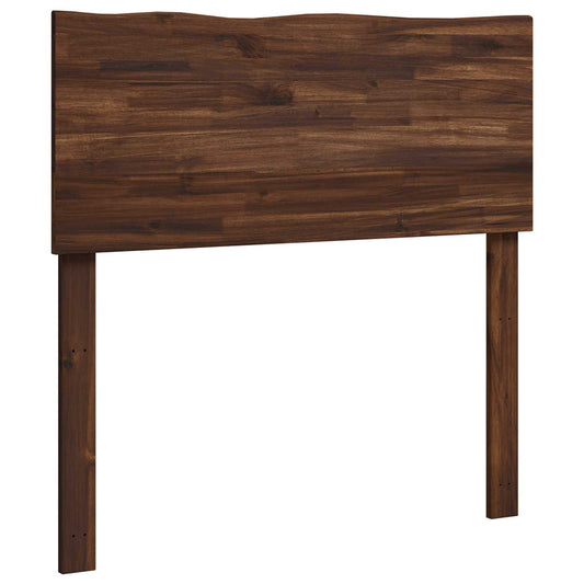 Live Edge Headboard ROSTOCK Dark Brown 90 cm Solid Acacia Wood