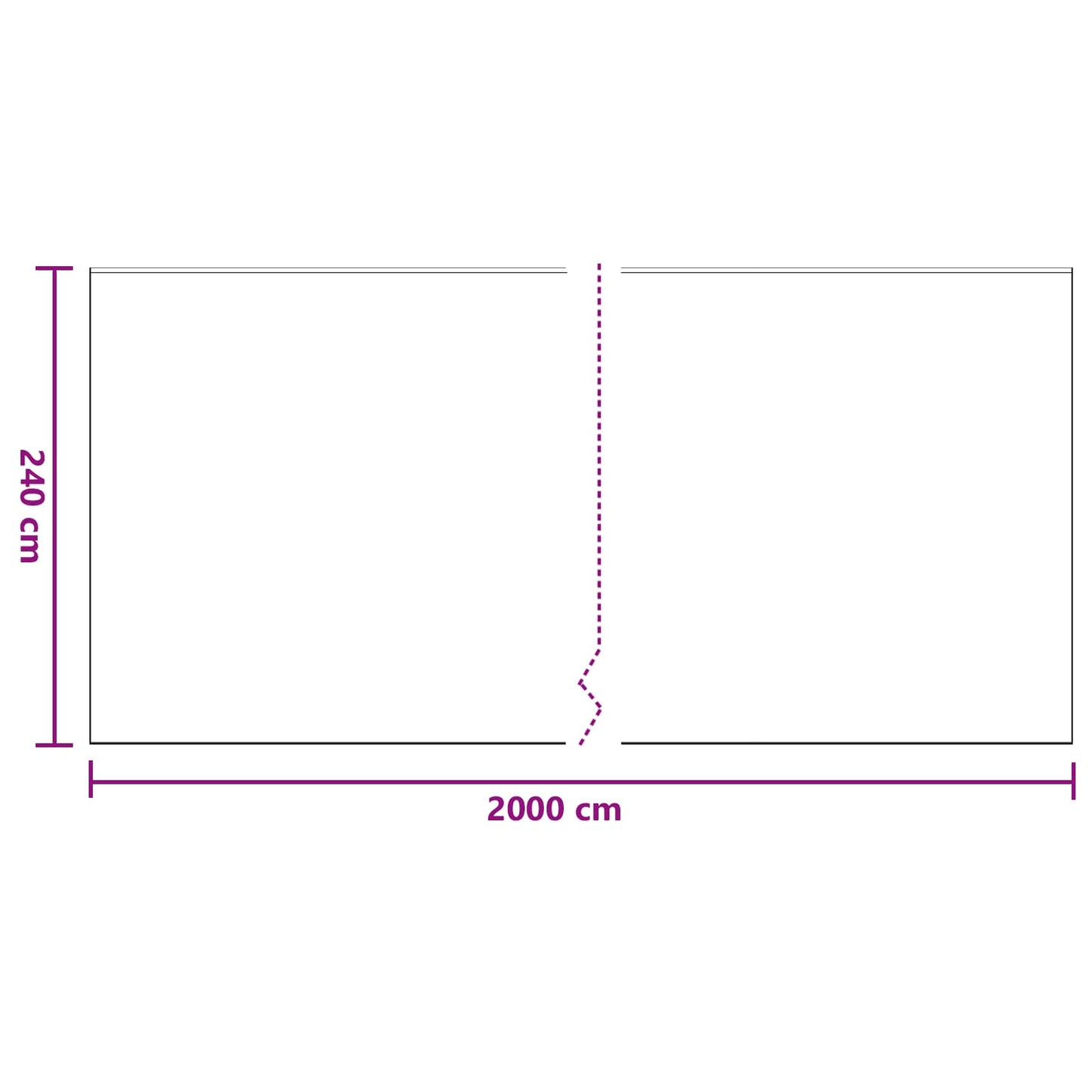 Dust Sheet with Adhesive Tape 12 pcs Transparent 240 x 2000 cm