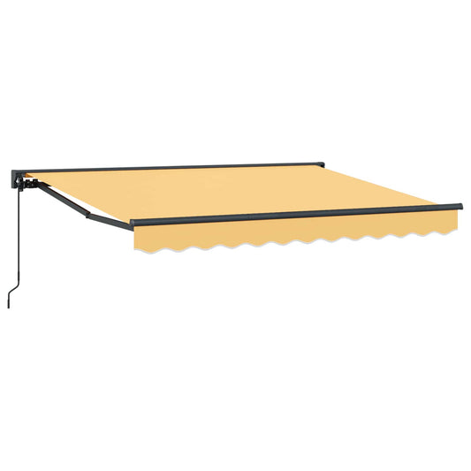 Manual Retractable Awning Sand 4.5 x 3.5 m