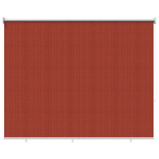 Outdoor Roller Blind 90% UV Block Terracota 140 x 230 cm HDPE