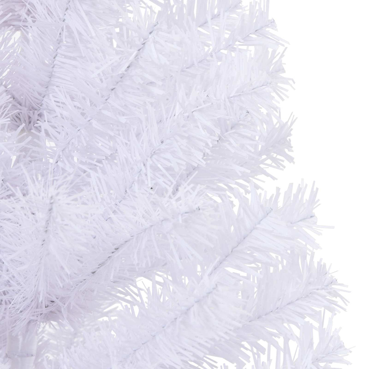 Artificial Christmas Tree with Stand White 120 cm PVC and Steel
